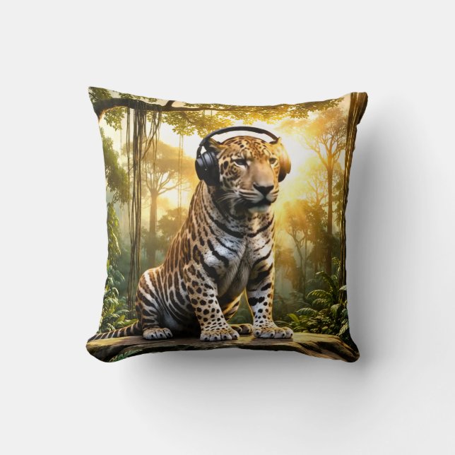Exotic Love Liger -Throw Pillow (Front)