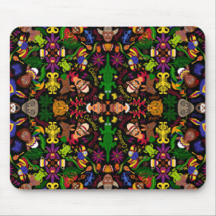 Exotic, magic and charming Colombia pattern design Mouse Pad
