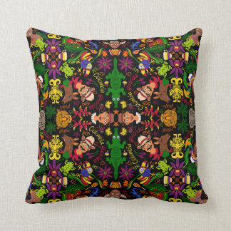 Exotic, magic and charming Colombia pattern design Throw Pillow