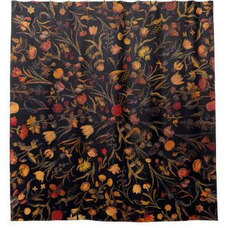 Exotic Midnight Floral Garden