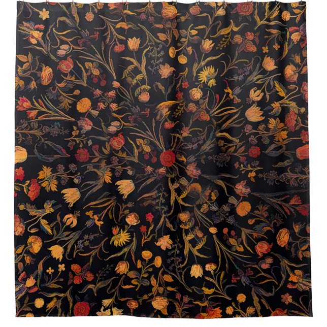 Exotic Midnight Floral Garden (Front)