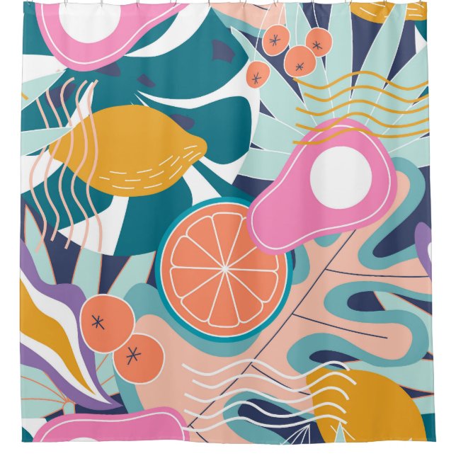 Exotic, modern jungle collage. (Front)