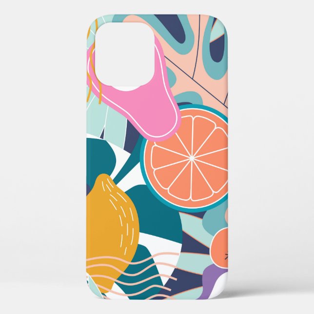 Exotic, modern jungle collage. Case-Mate iPhone case (Back)