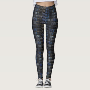 Exotic Motif Petal Couple Gift Athletic Leggings