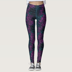 Exotic Motif Petal Womens Wear Workout Leggings