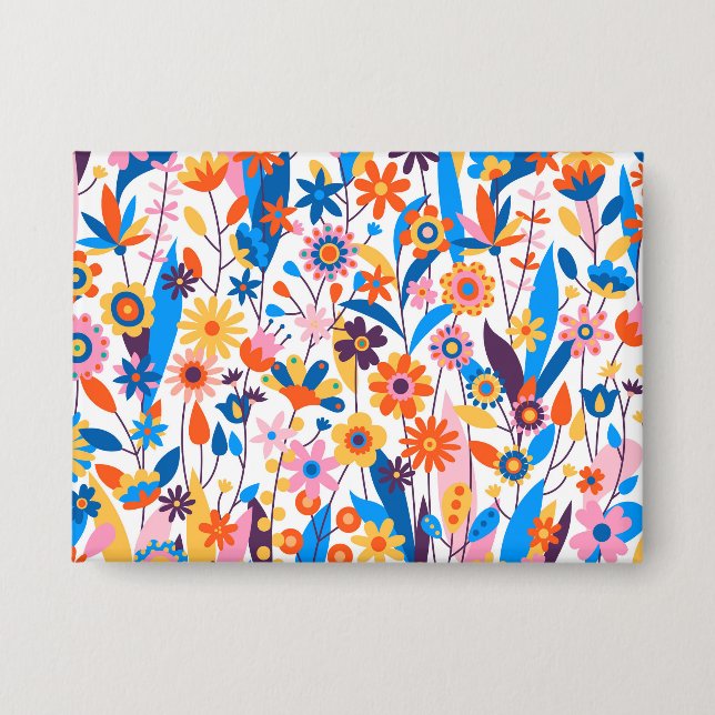 Exotic Multicolored Floral Background-32939 (Front)
