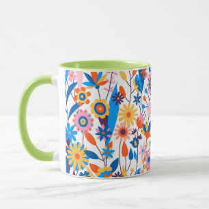 Exotic Multicolored Floral Background-32939 Mug