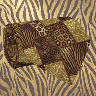 Exotic Neck Tie Wild African Animal Pattern