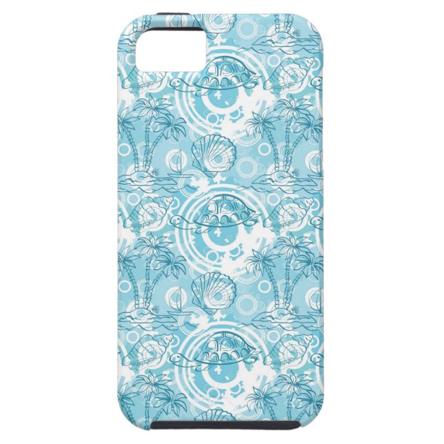 exotic ocean pattern Case-Mate iPhone case (Back)