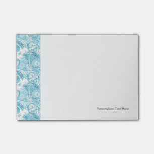 exotic ocean pattern post-it notes