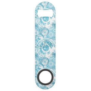 exotic ocean pattern speed bottle opener