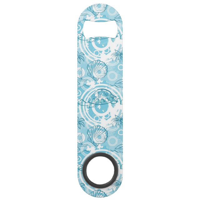 exotic ocean pattern speed bottle opener (Front)