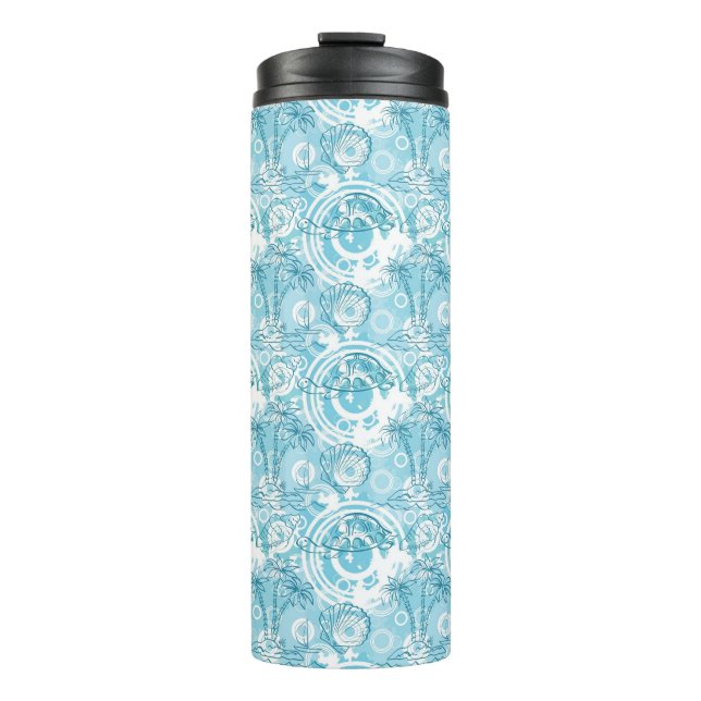 exotic ocean pattern thermal tumbler (Front)