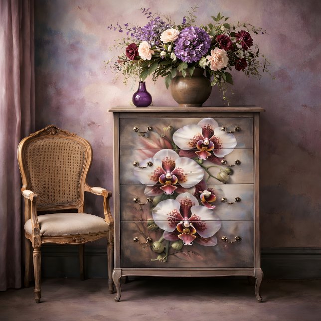 Exotic Orchid Art Decoupage Tissue Paper (Exotic Orchid Art Decoupage Tissue Paper)