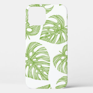 Exotic Palm Leaves Vintage iPhone 12 Case