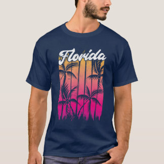 Exotic Palm Trees FL Florida Lover Summer Florida T-Shirt