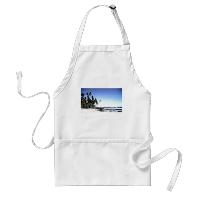 Exotic Palm Trees & Paradise Beach Standard Apron (Front)