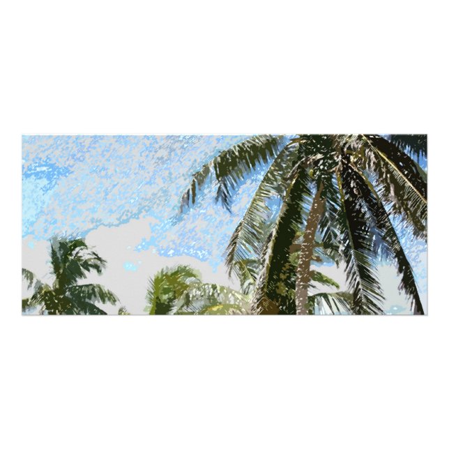 Exotic Palm Trees Rack Card (Front)