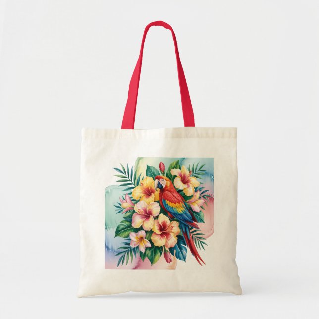 Exotic Parrot Tote Bag (Front)
