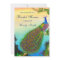 Exotic Peacock Bridal Shower Invitation