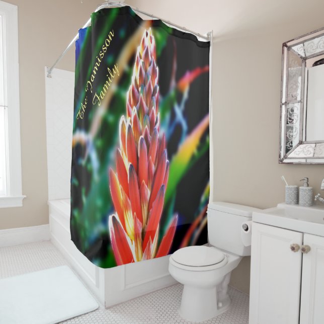 Exotic Personalized Name Red Spider Aloe Flower (In Situ)