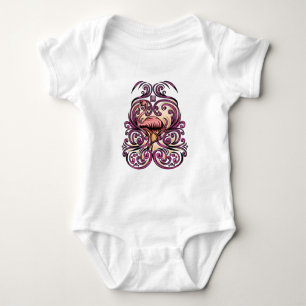 Exotic Pink Baby Bodysuit