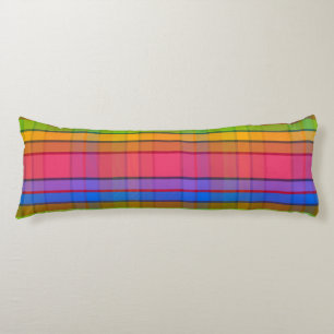 Exotic Plaid MT Body Pillow