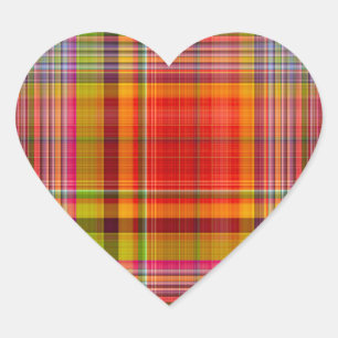 Exotic Plaid Sticker
