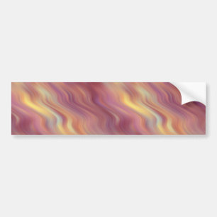 Exotic Plumeria Wavy Texture Bumper Sticker
