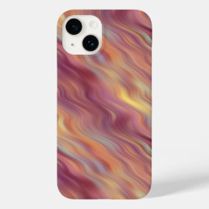 Exotic Plumeria Wavy Texture Case-Mate iPhone 14 Case