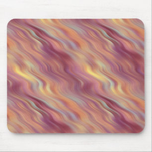Exotic Plumeria Wavy Texture Mouse Pad