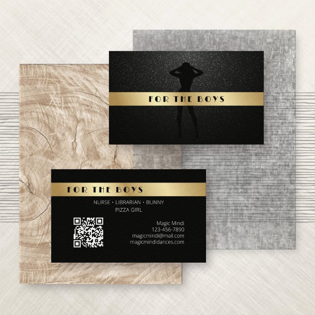 Exotic Private Dancer Adult Business Card (Creator Uploaded)