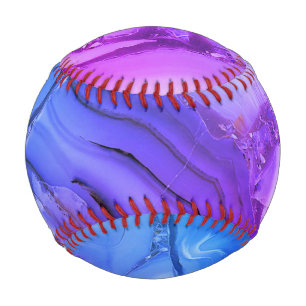 Exotic Purple Marble  Baseball