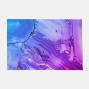 Exotic Purple Marble Doormat
