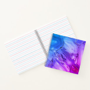 Exotic Purple Marble Notebook