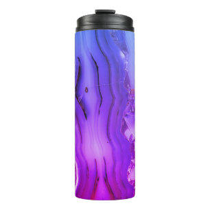 Exotic Purple Marble  Thermal Tumbler
