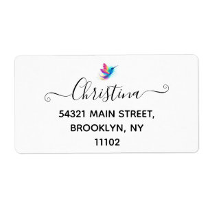 Exotic Rainbow Hummingbird