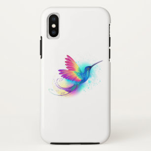 Exotic Rainbow Hummingbird iPhone XS Case
