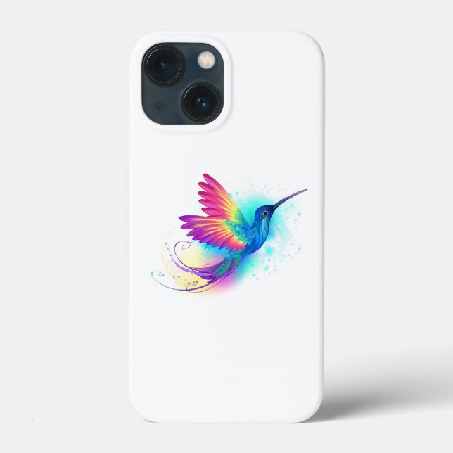 Exotic Rainbow Hummingbird Case-Mate iPhone Case (Back)