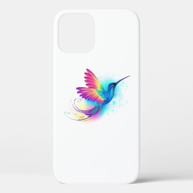 Exotic Rainbow Hummingbird Case-Mate iPhone Case (Back)