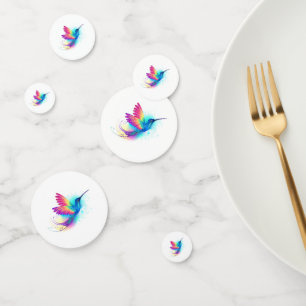 Exotic Rainbow Hummingbird Confetti