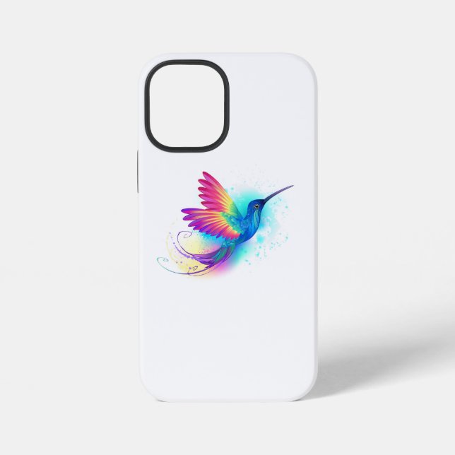 Exotic Rainbow Hummingbird iPhone Case (Back)