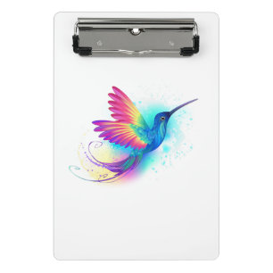 Exotic Rainbow Hummingbird Mini Clipboard