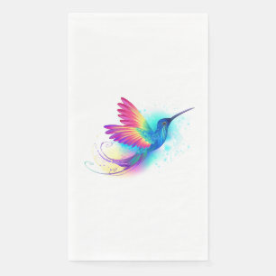Exotic Rainbow Hummingbird Napkin