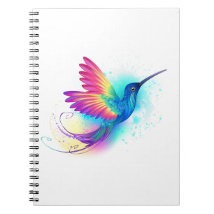 Exotic Rainbow Hummingbird Notebook