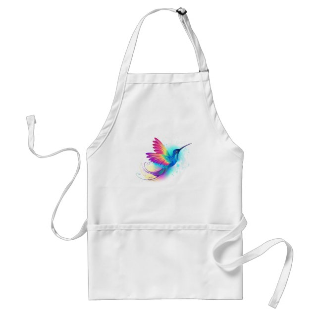Exotic Rainbow Hummingbird Standard Apron (Front)