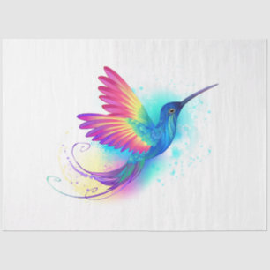 Exotic Rainbow Hummingbird Tissue Paper