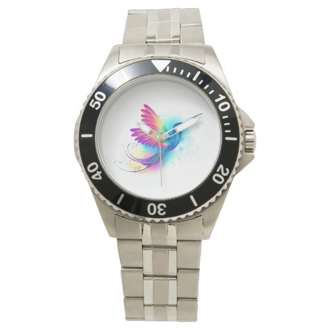 Exotic Rainbow Hummingbird Watch (Front)