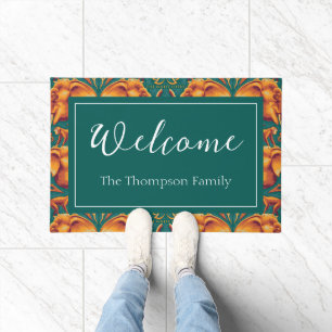 Exotic Safari Tapestry Pattern - The White Lotus Doormat