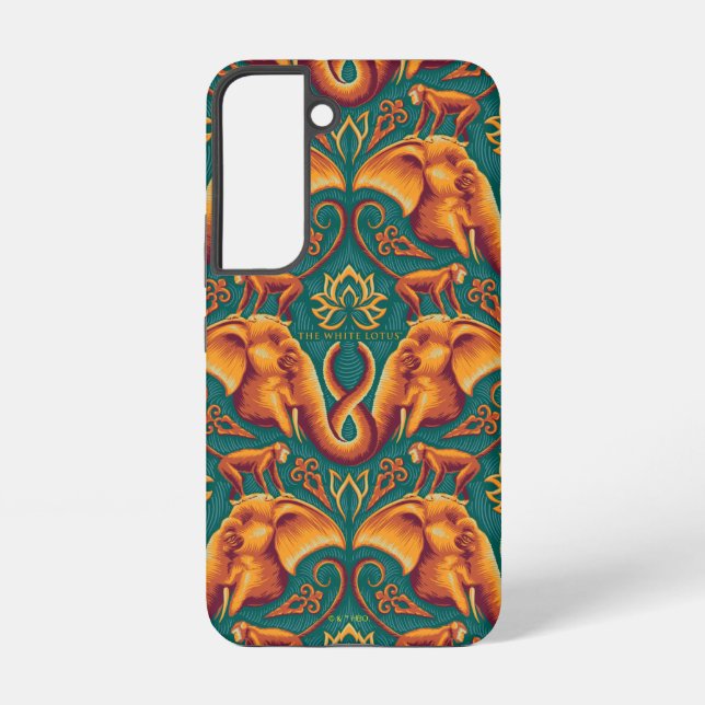 Exotic Safari Tapestry Pattern - The White Lotus Samsung Galaxy S22 Case (Back)